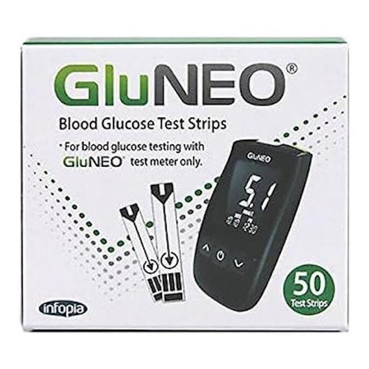 GluNEO Blood Glucose Test Strips 50 Strips