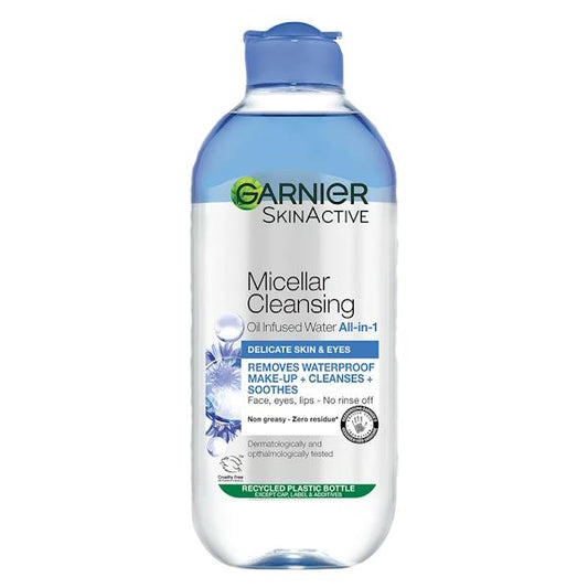 Garnier Skin Active Micellar Oil-Infused Cleansing Water Delicate Skin & Eyes 400ml