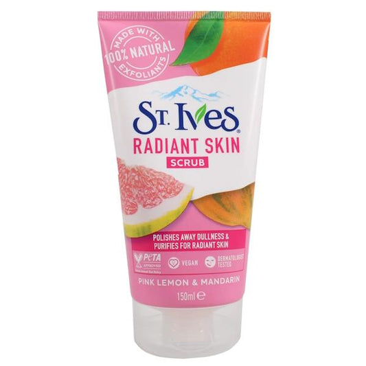 St Ives Radiant Skin Pink Lemon & Mandarin Orange Scrub 150ml