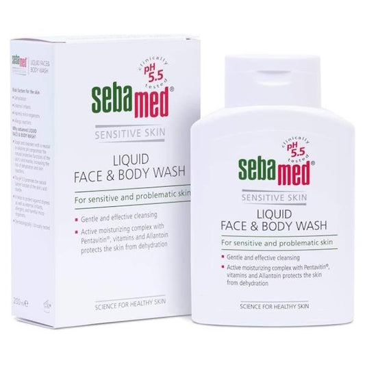 Sebamed Liquid Face & Body Wash 200ml (Case of 6)