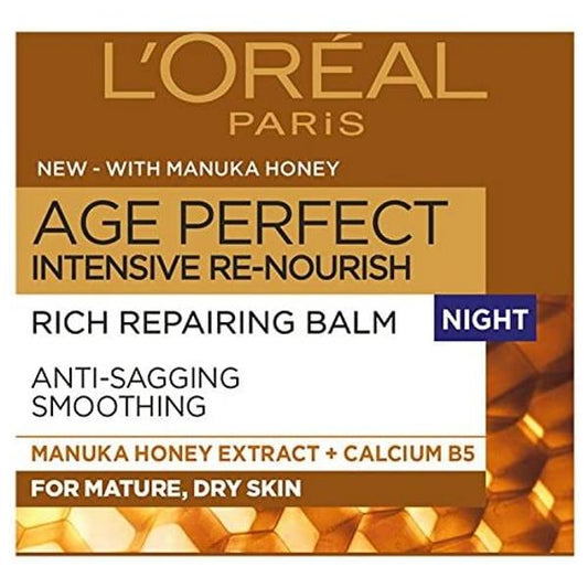 L'Oreal Age Perfect With Manuka Honey Rich Repairing Night Cream 50ml