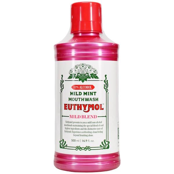 Euthymol Mild Mint Mouthwash 500ml