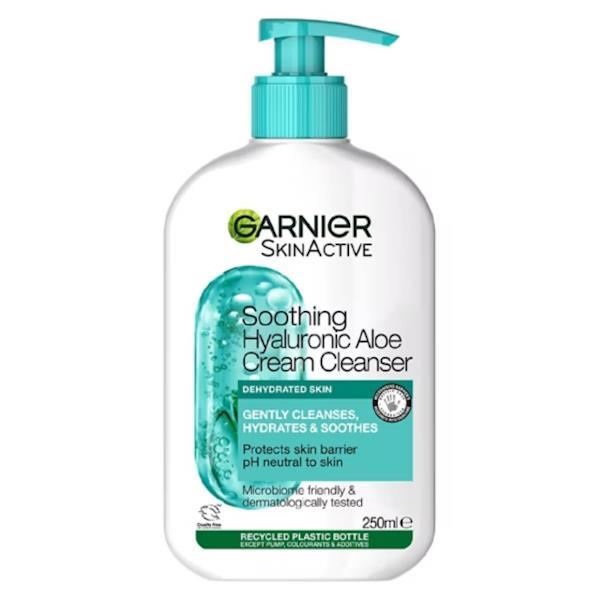 Garnier Skin Active Soothing Hyaluronic Aloe Cream Cleanser 250ml