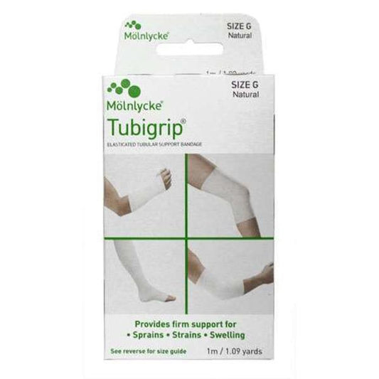 Tubigrip Elasticated Tubular Bandage Size G Natural 1 Metre