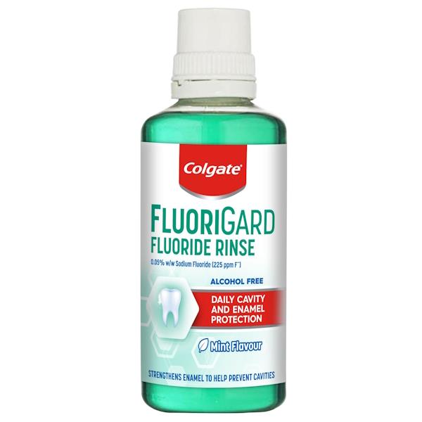 Colgate FluoriGard Fluoride Rinse Alcohol Free Mint Flavour 400ml