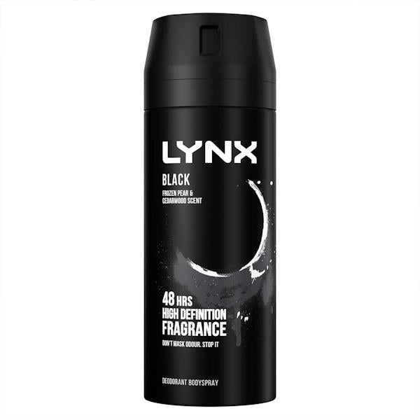 Lynx Black Deodorant Bodyspray 150ml