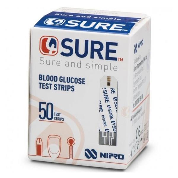 4Sure 50 Blood Glucose Test Strips