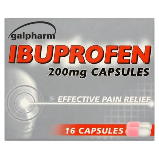 Galpharm Ibuprofen 200mg 16 Capsules