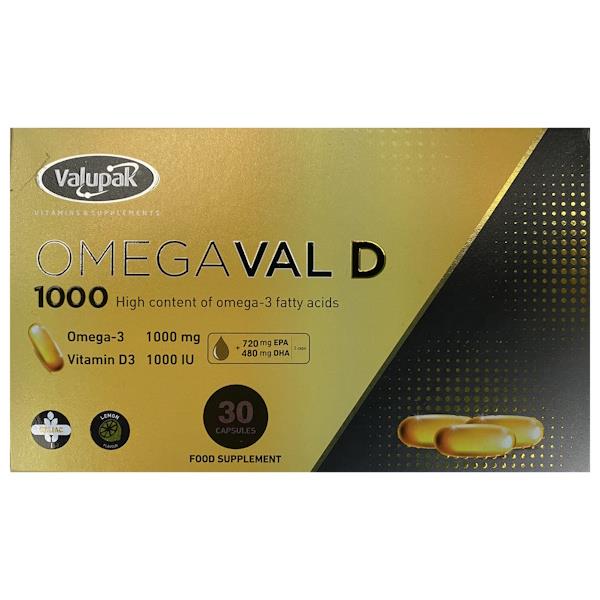 Valupak OmegaVal D 30 Capsules