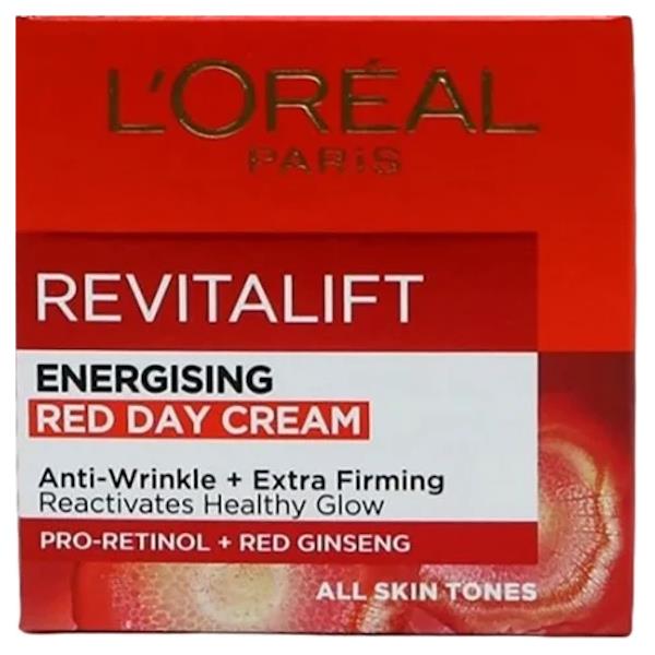 L'Oreal Revitalift Energising Red Day Cream 50ml