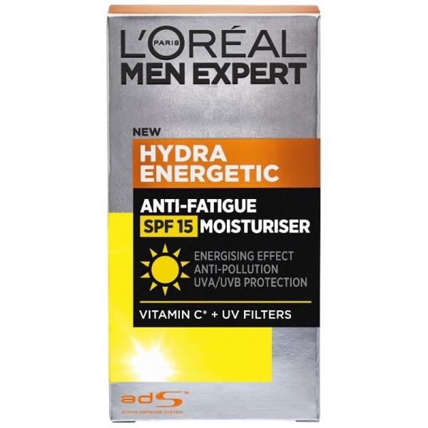 L'Oreal Men Expert Hydra Energetic Anti-Fatigue SPF15 Moisturiser 50ml