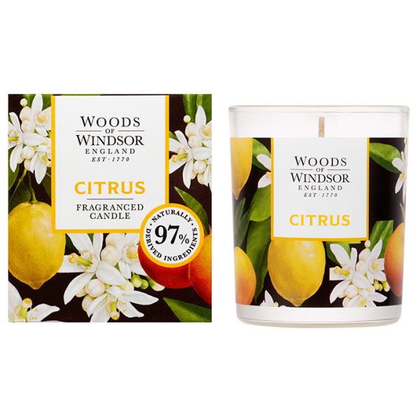 Woods of Windsor Citrus Fragranced Candle 150g