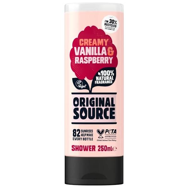 Original Source Creamy Vanilla & Raspberry Shower Gel 250ml