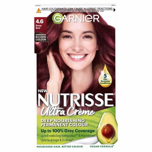 Garnier Nutrisse Creme Permanent Colour 4.6 Deep Red