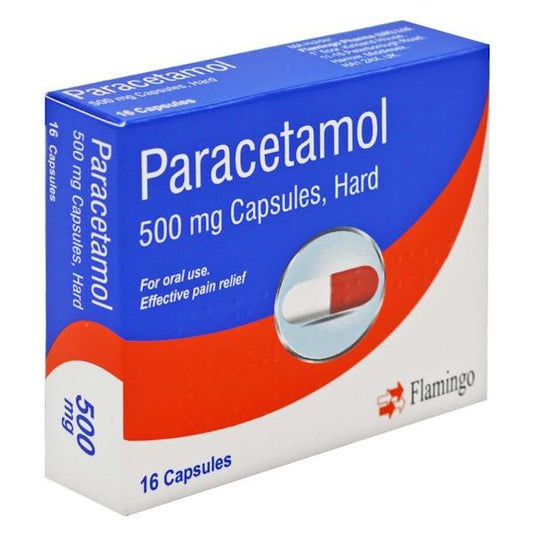 Flamingo Paracetamol 500mg 16 Capsules