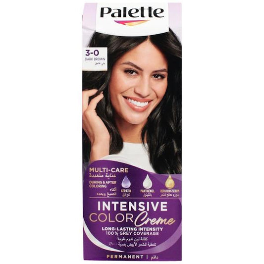 Schwarzkopf Palette Intensive Permanent Color Creme 3-0 Dark Brown