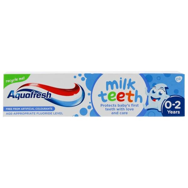 Aquafresh Milk Teeth Toothpaste 0-2 Years 50ml