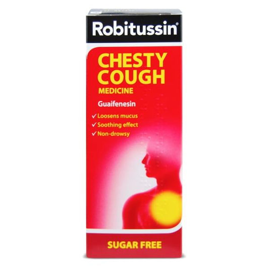 Robitussin Chesty Cough Medicine Sugar Free 100ml