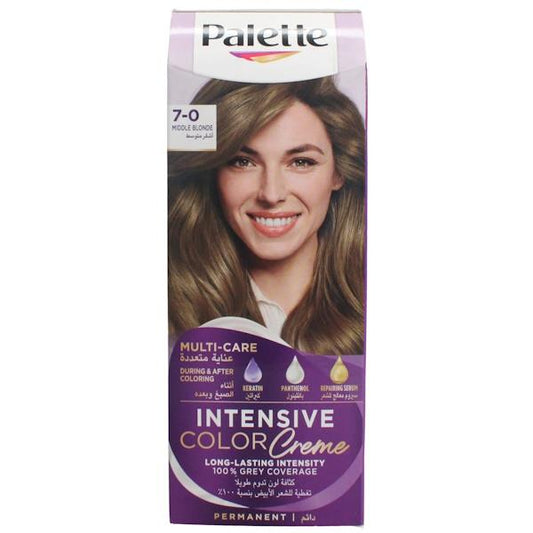 Schwarzkopf Palette Intensive Permanent Color Creme 7-0 Middle Blonde