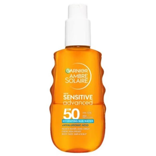 Garnier Ambre Solaire Sensitive Advanced Hydrating Sun Water SPF50 150ml