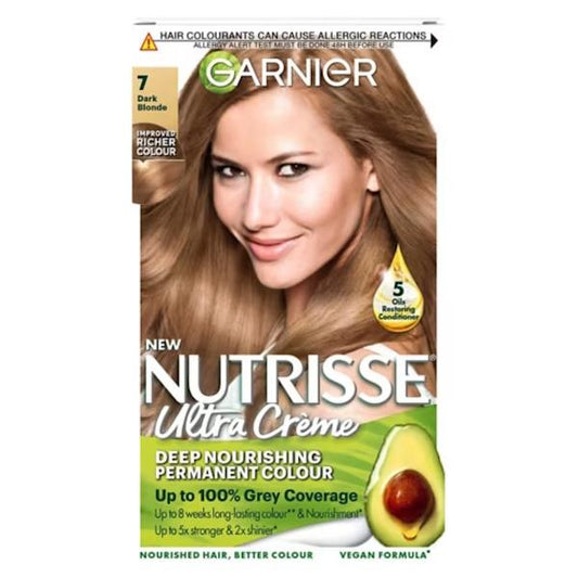 Garnier Nutrisse Creme Permanent Colour 7 Dark Blonde