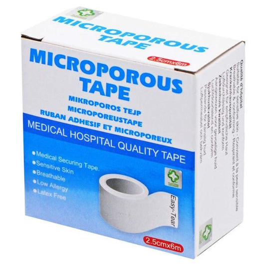 A&E Microporous Tape 2.5cm x 6M