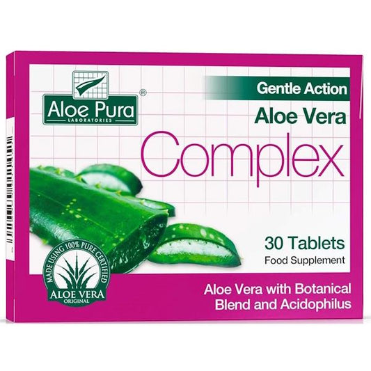 Aloe Pura Gentle Action Aloe Complex 30 Tablets