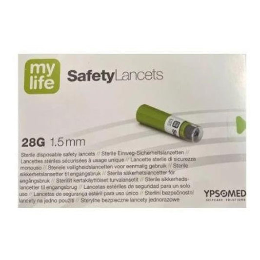 Mylife Safety Lancets 28G 1.5mm 200 Lancets