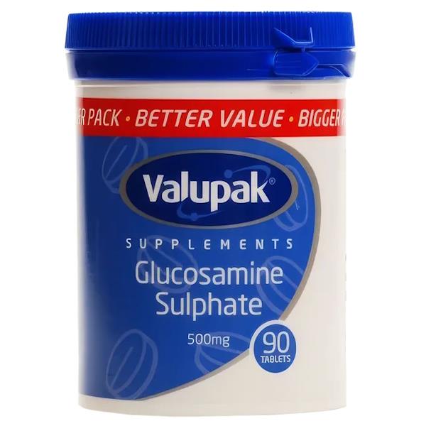 Valupak Glucosamine Sulphate 500mg 90 Tablets