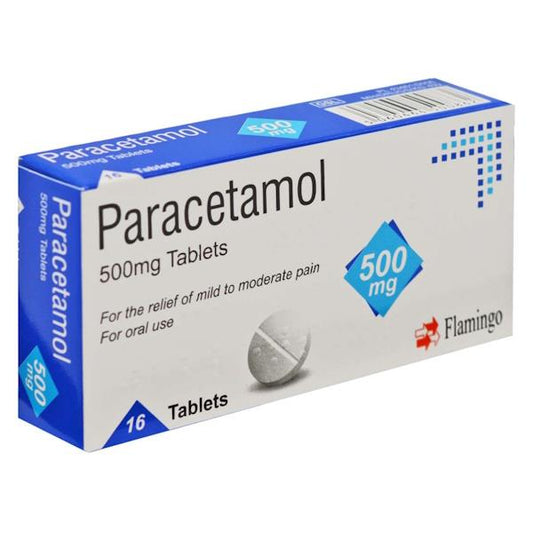 Flamingo Paracetamol 500mg 16 Tablets