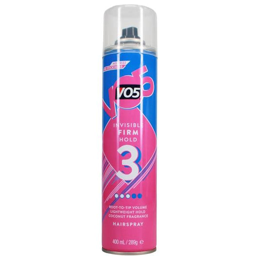 VO5 Invisible Firm Hold Hairspray 400ml