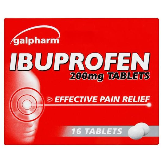 Galpharm Ibuprofen 200mg 16 Tablets