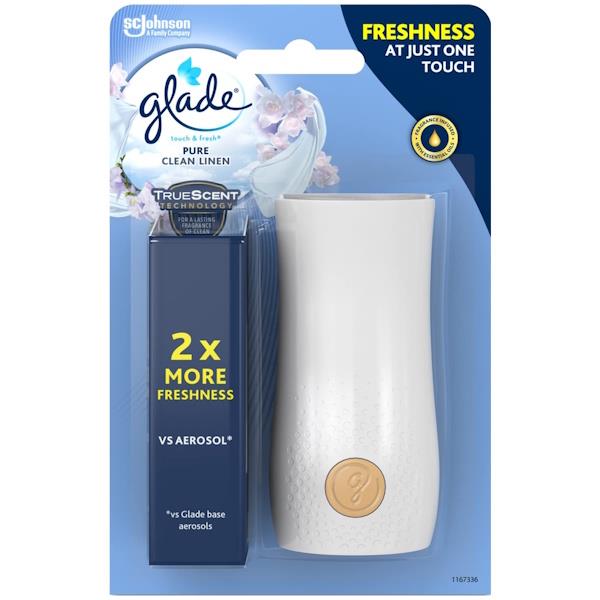Glade Touch N Fresh Kit Pure Clean Linen 10ml