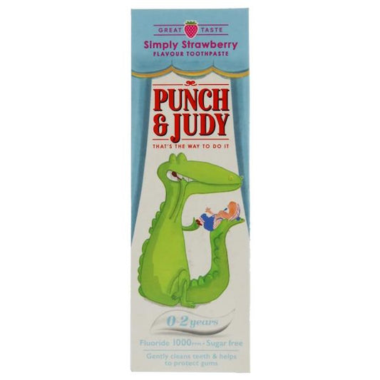 Punch & Judy Simply Strawberry Flavour Childrens Toothpaste 50ml