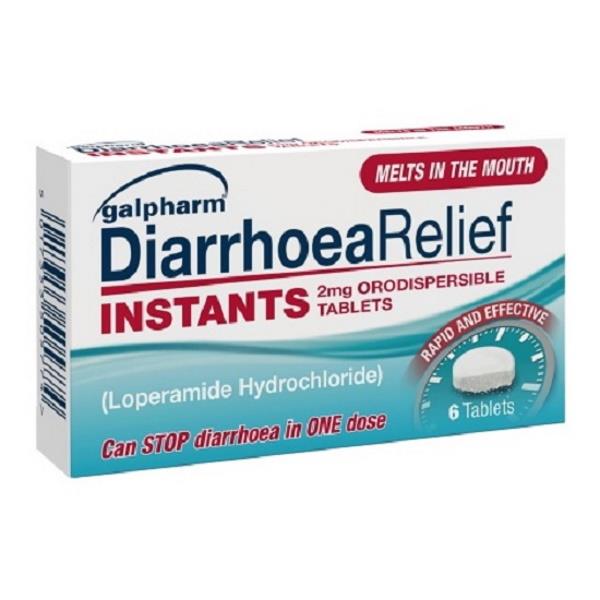 Galpharm Diarrhoea Relief Instants 6 Tablets