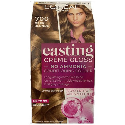 L'Oreal Casting Creme Gloss Semi-Permanent Hair Colour 700 Dark Blonde