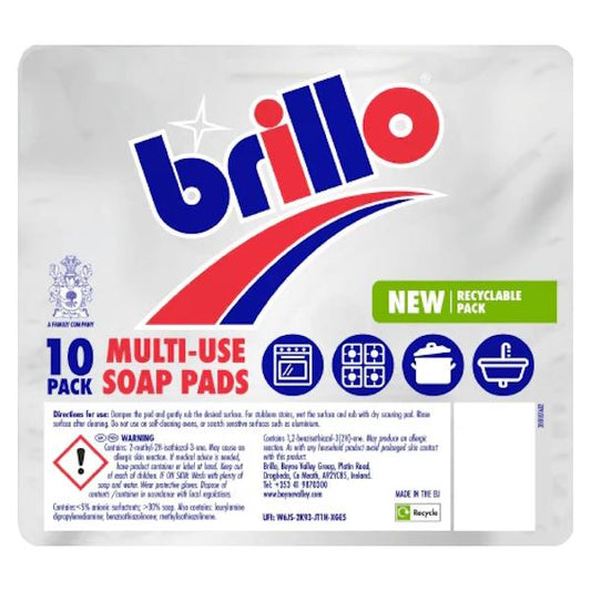 Brillo Multi-Use Soap Pads 10 Pads