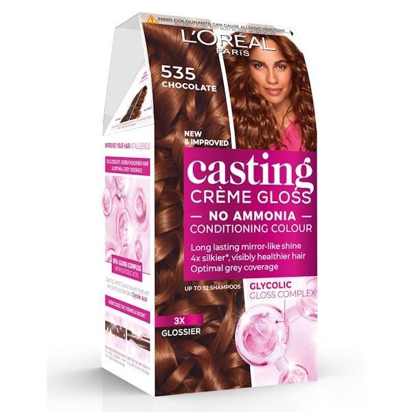 L'Oreal Casting Creme Gloss Semi-Permanent Hair Colour 535 Chocolate