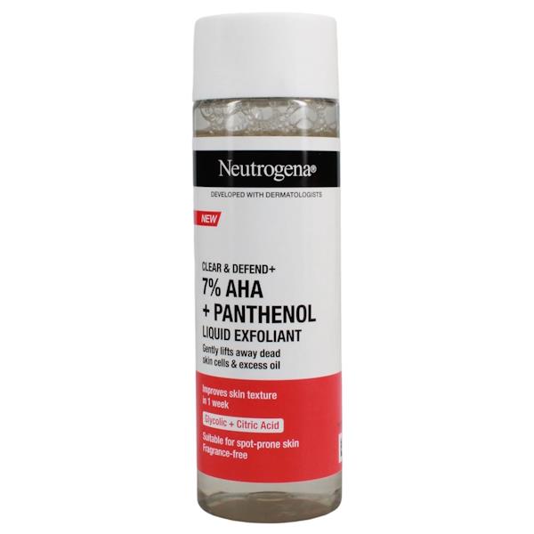 Neutrogena Clear & Defend 7% AHA + Panthenol Liquid Exfoliant 125ml