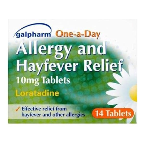 Galpharm Allergy and Hayfever Relief Loratadine 10mg 14 Tablets