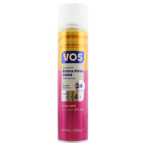 VO5 Invisible Extra Firm Hold Hairspray 400ml