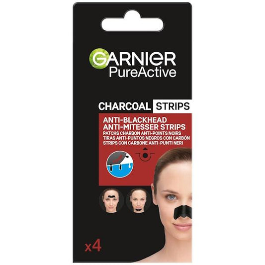 Garnier Skin Active Pure Active Charcoal 4 Anti-Blackhead Strips