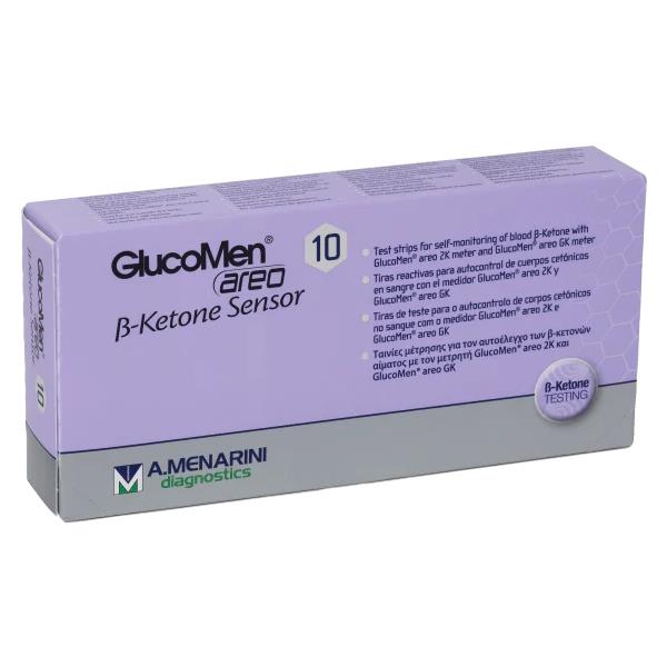 GlucoMen Areo B-Ketone Sensor 10 Test Strips