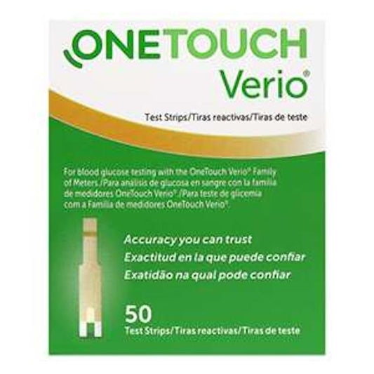 Onetouch Verio 50 Blood Glucose Test Strips