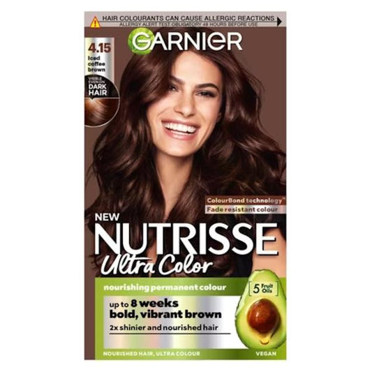 Garnier Nutrisse Ultra Color Permanent Colour 4.15 Iced Coffee