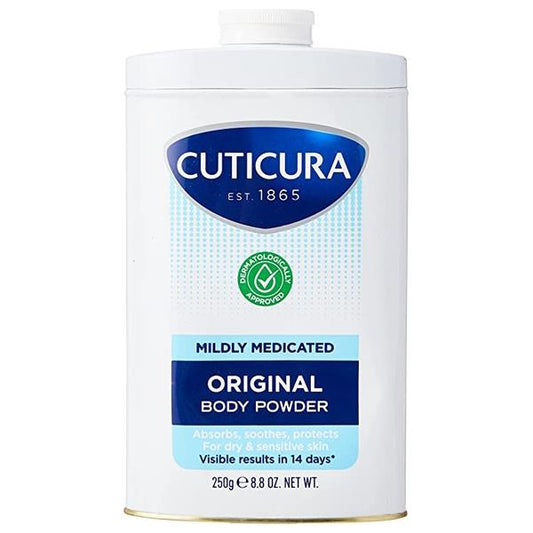 Cuticura Mildly Medicated Original Body Powder 250g