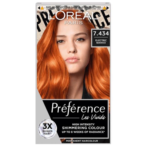 L'Oreal Preference Vivids 7.434 Electric Mango