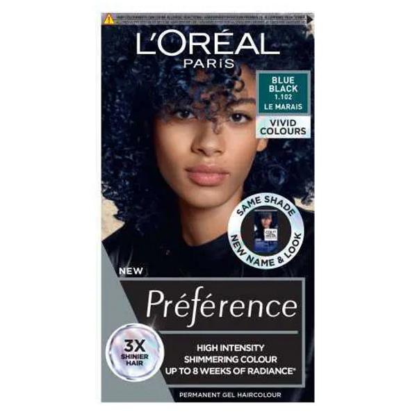 L'Oreal Preference Vivids 1.102 Blue Black