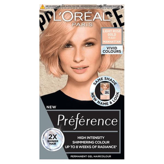L'Oreal Preference Vivids 9.023 Light Rose Gold