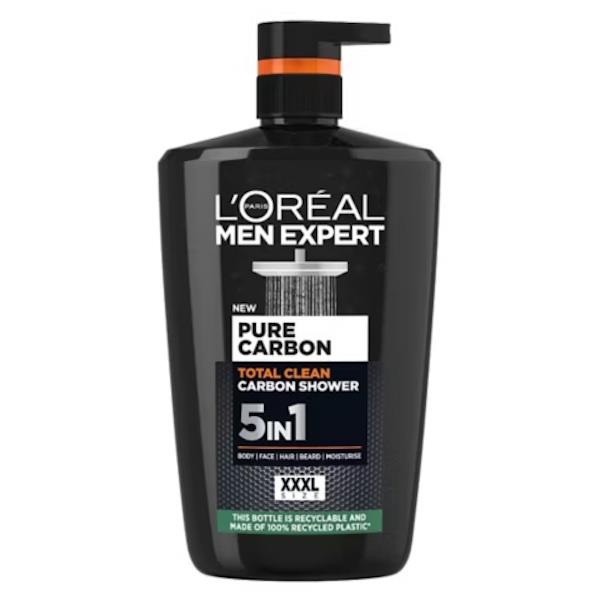 L'Oreal Men Expert Pure Carbon Shower Gel 1L